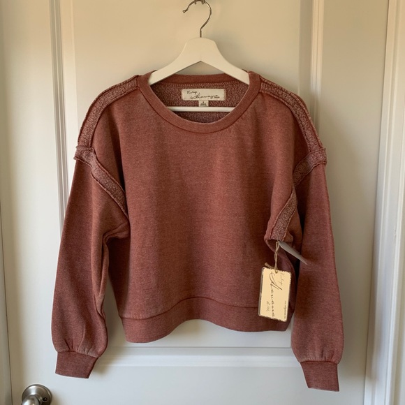 SALE! โญ๏ธ Vintage Havana cropped cozy fleece lined sweater - Picture 4 of 7